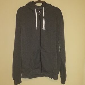 South Pole Men's Dark Gray Zip-Up Hoodie